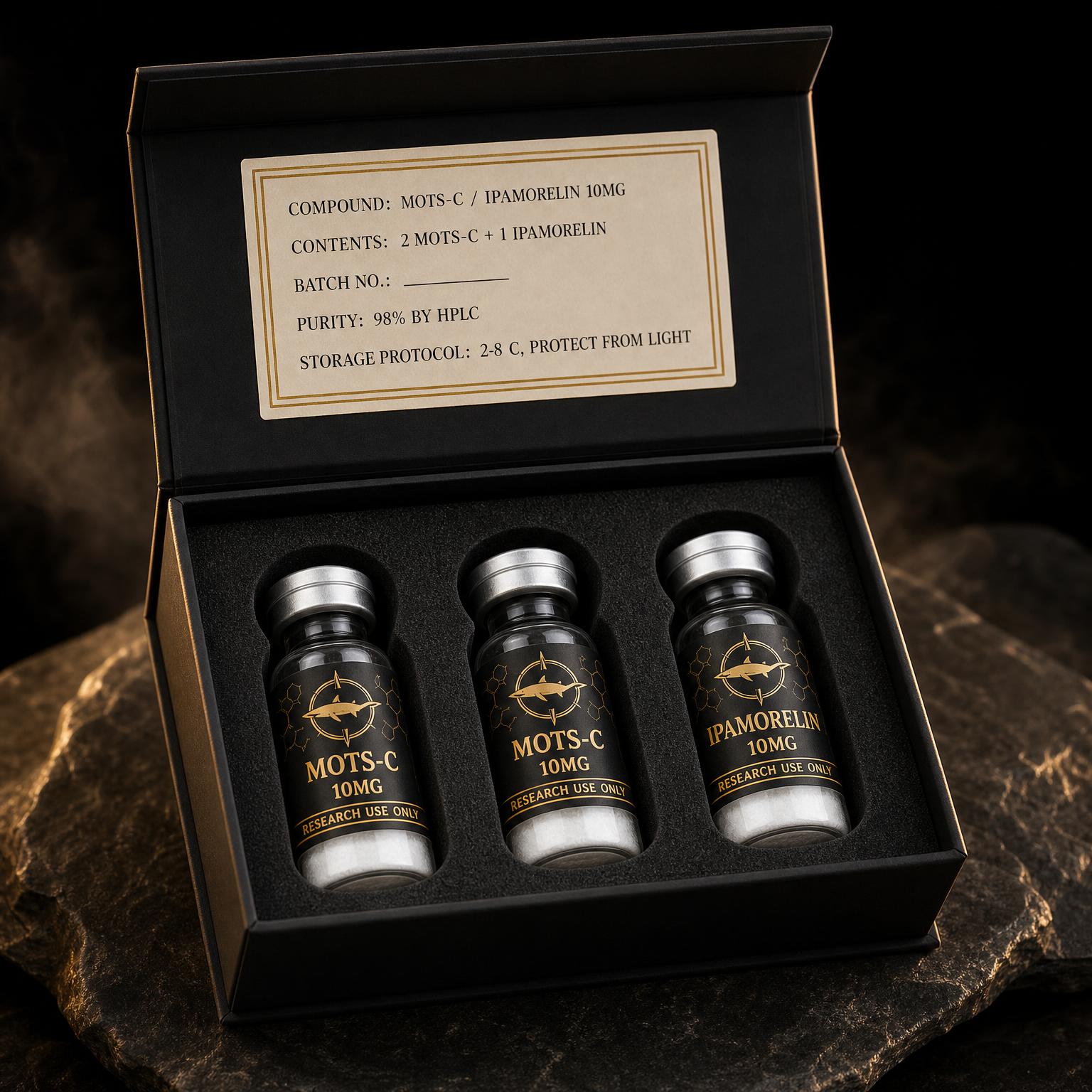 MOTS-c / Ipamorelin — 3 Vial Set